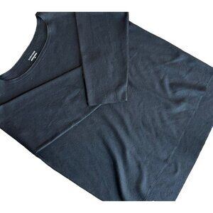 Eileen Fisher Woman’s 100% Wool Large Tunic Pullover Shirt 3/4 Sleeve Blouse